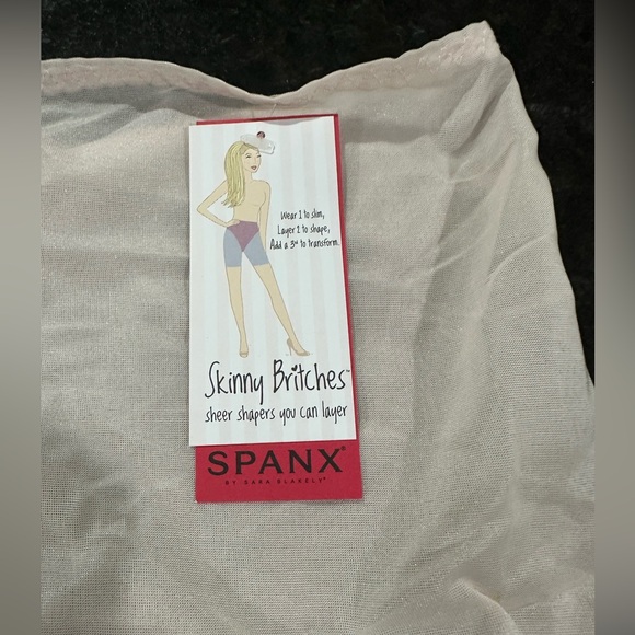 SPANX Sheer Skinny Britches in Cream nwt - Picture 2 of 6
